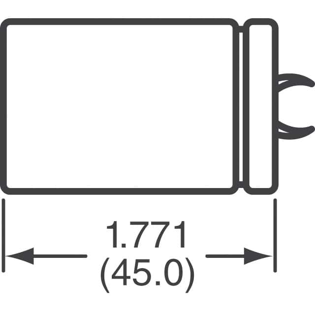 381LR391M400K452 Cornell Dubilier Electronics (CDE)  Condensateurs électrolytiques en aluminium